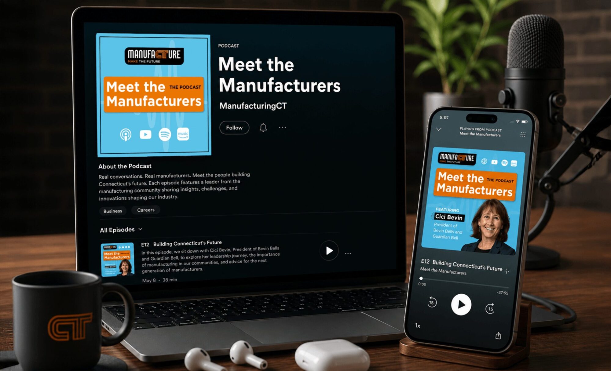 ManufactureCT Case study podcasts